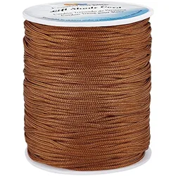 1.5mm 100 Yards Camel Nylon String for Bracelets Blind Cord Braided Lift Shade Cord Wind Chime Replacement String Kumihimo