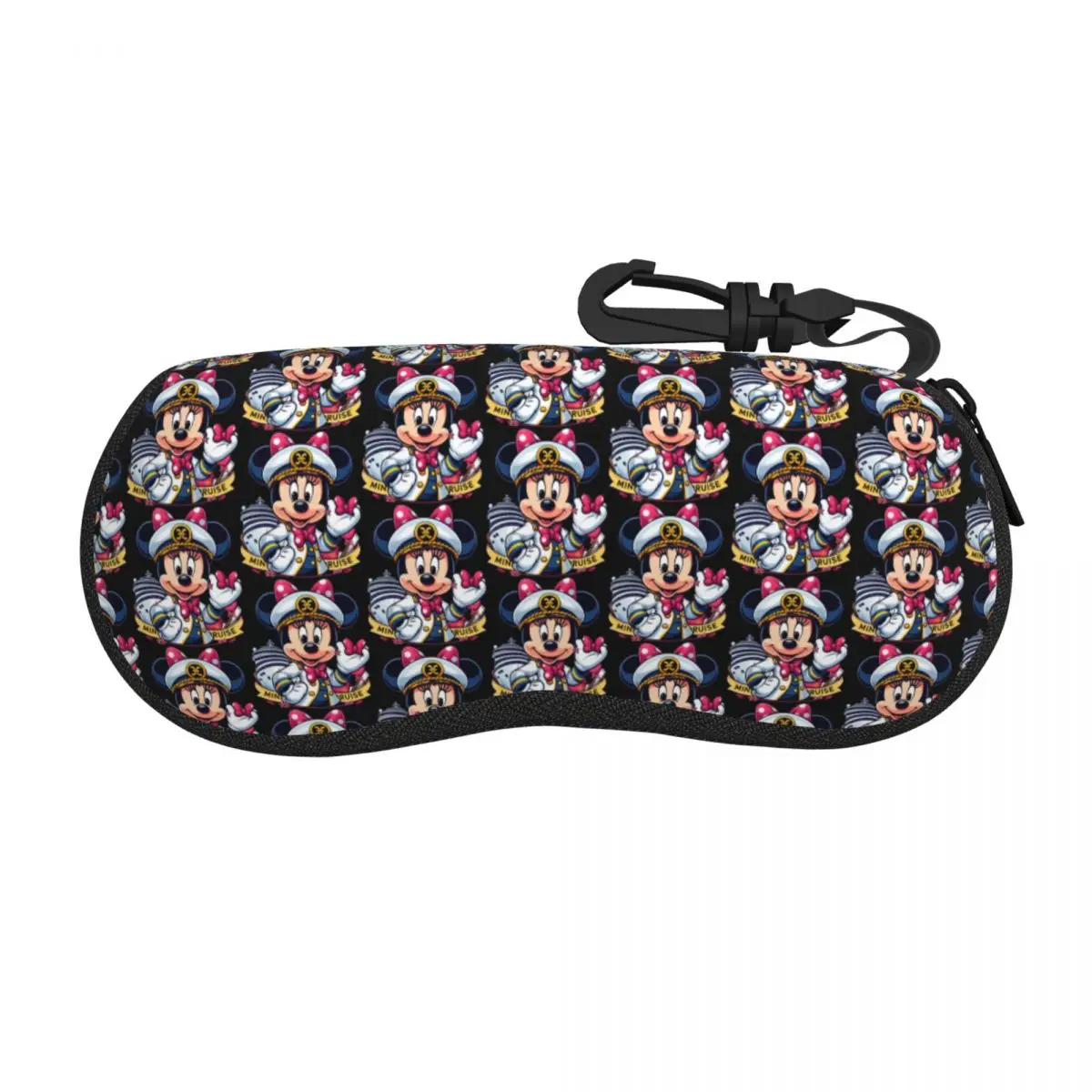 

Custom Mickey Mouse Crew Members Shell Eyeglasses Case Men Women Fashion Glasses Case Sunglasses Box Pouch