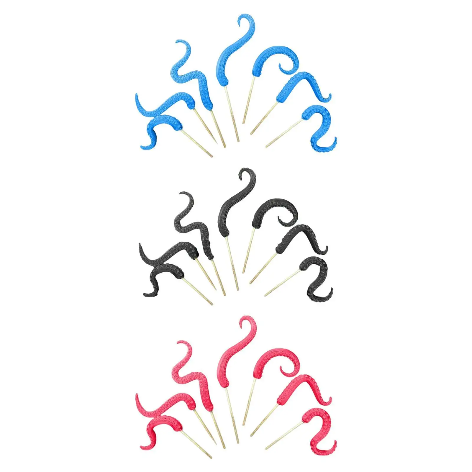 Pali per piante con tentacolo di polpo da 7 pezzi, creativi, resistenti alle intemperie, per interni ed esterni