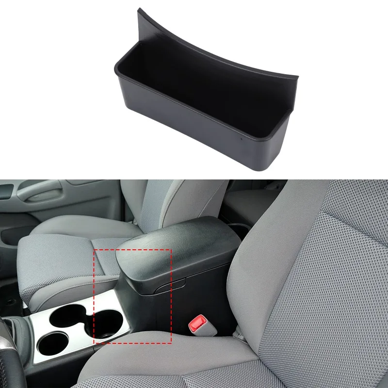

ABS Center Console Armrest Front Storage Box for 2011-2015 Toyota Tacoma Car Accessories