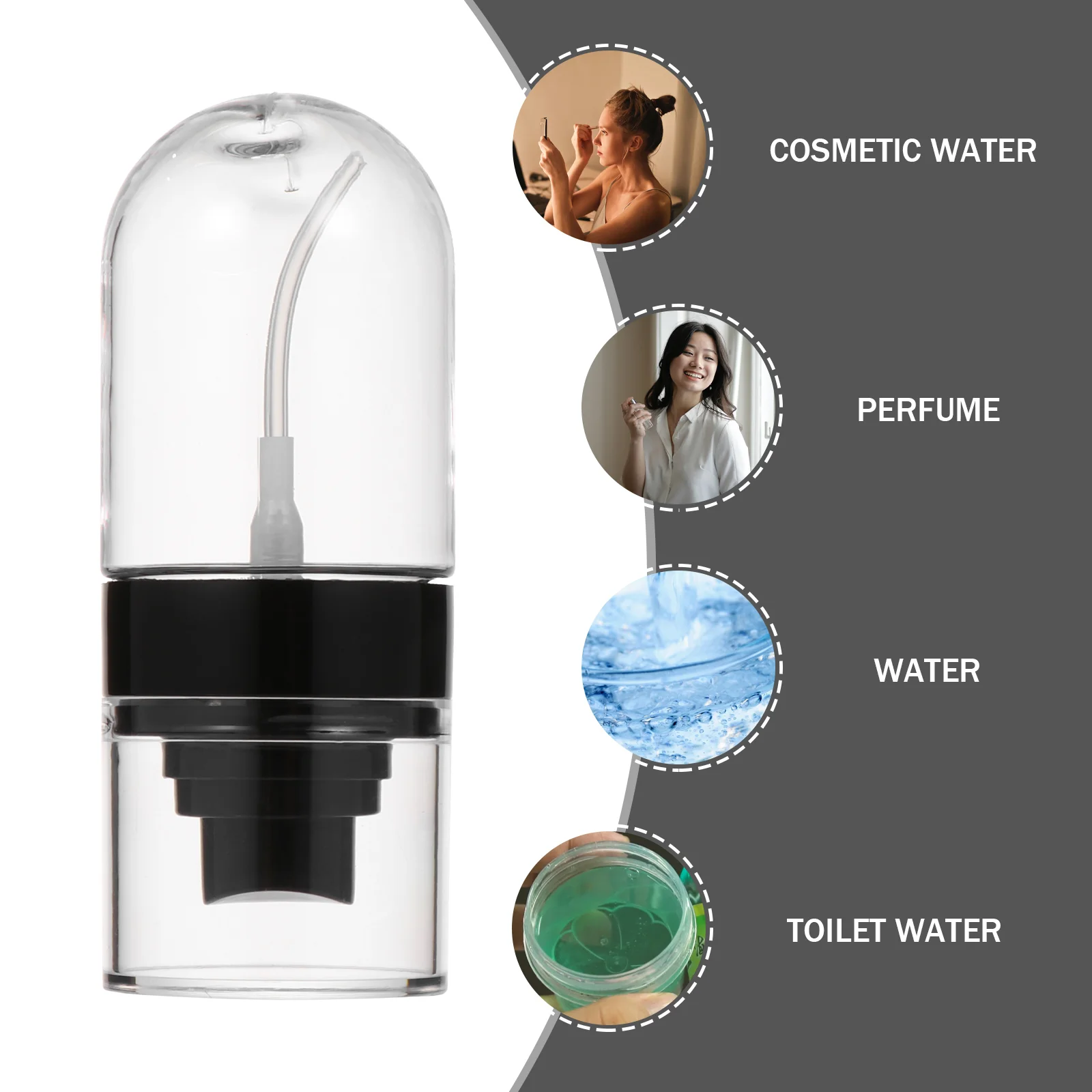 

4 Pcs Travel Spray Bottles Inverted Fine Mist Dispenser Liquid Pet Empty