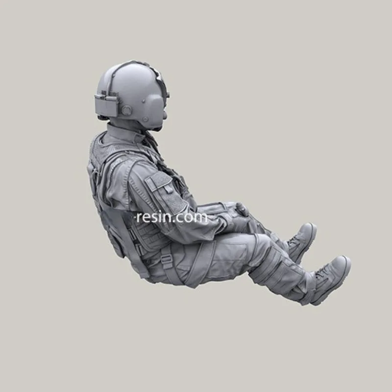 1:35 Die-cast Resin gift Model Assembly Kit Soldier Model US Military Russian Special Forces Scene Unpainted (1 Person)