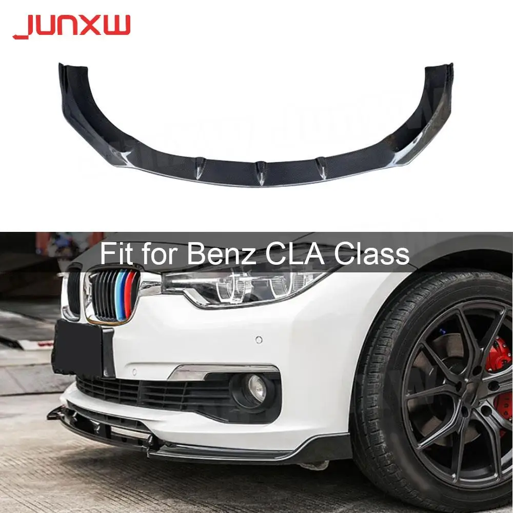 

Carbon Fiber Car Front Bumper Lip Chin Spoiler for Mercedes Benz CLA Class W118 CLA35 Sport CLA45 AMG 2020-2022 Car Accessorise