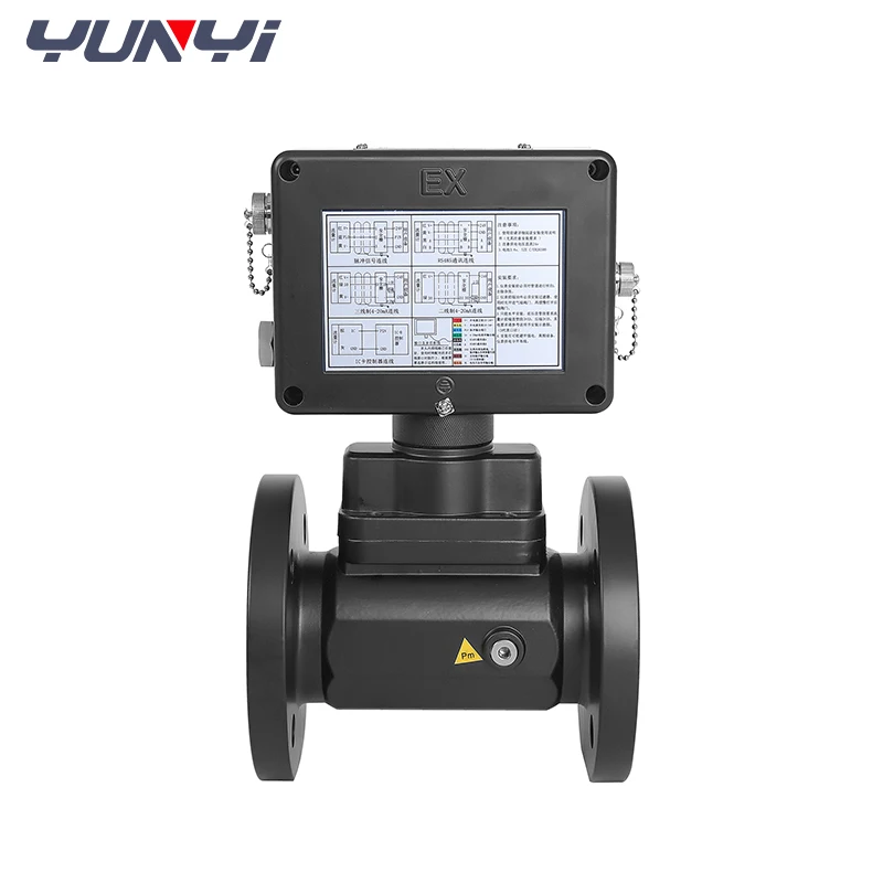 Anti Interference Gas Turbine Flow Meter Lpg Flowmeter Sensor Lwq Electronic Digital Igtm For N2 Butane