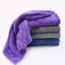 Towel Polishing Car Detailing Extra Microfiber Towels Car Cleaning Cloth Edgeless Cleaning Towel Plush Washing Rag