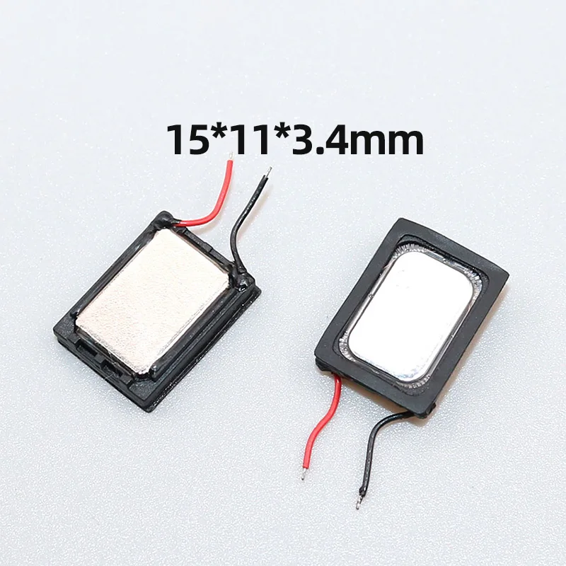 2 قطعة 15x11x3.5 مللي متر مستطيل MP3 المتكلم القصدير احباط مكبر الصوت متوافق مع سوني هواوي شاومي سامسونج للهاتف اللوحي