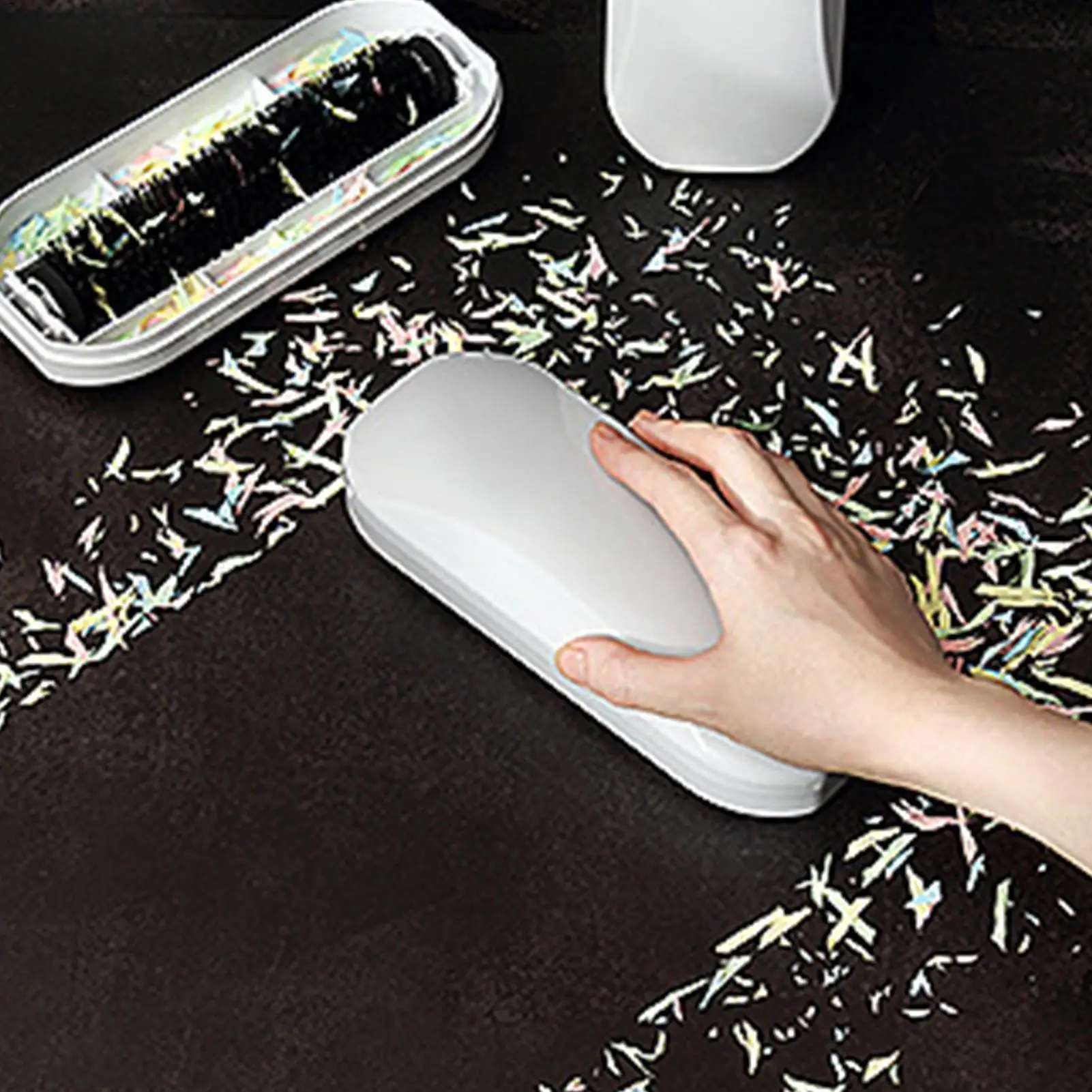 Table Crumber Hand Cleaning Brush Soft Bristles Portable Desktop Sweeper Reusable Crumb Remover for Home Office Kitchen Counter
