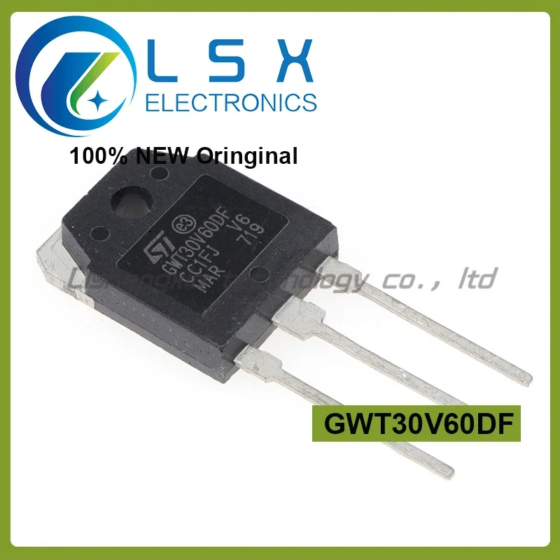 5PCS GWT30V60DF STGWT30V60DF  TO-3P 600V 30A New and Original