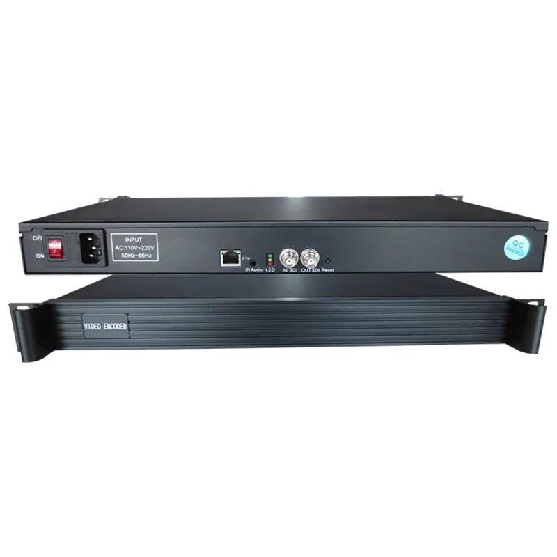 One Channel H265 H264 SDI for Streaming Encoder with SDI Loopout for Radio & TV Broadcasting