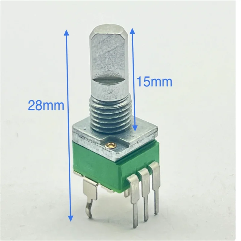 

10PCS Taiwan ALPHA RD901F-40-15F Disc Discharging Machine Precision Rotary Potentiometer B500K Shaft Length 15mm