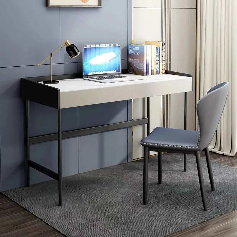 

White Modern Office Table Cheap Computer Studio Bedroom Reading Office Table Wooden Writing Escritorios De Oficina Furniture