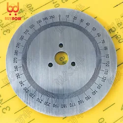 80x10x2mm Stainless steel decorative plate 360 degree Stainless steel dial scale disc tool