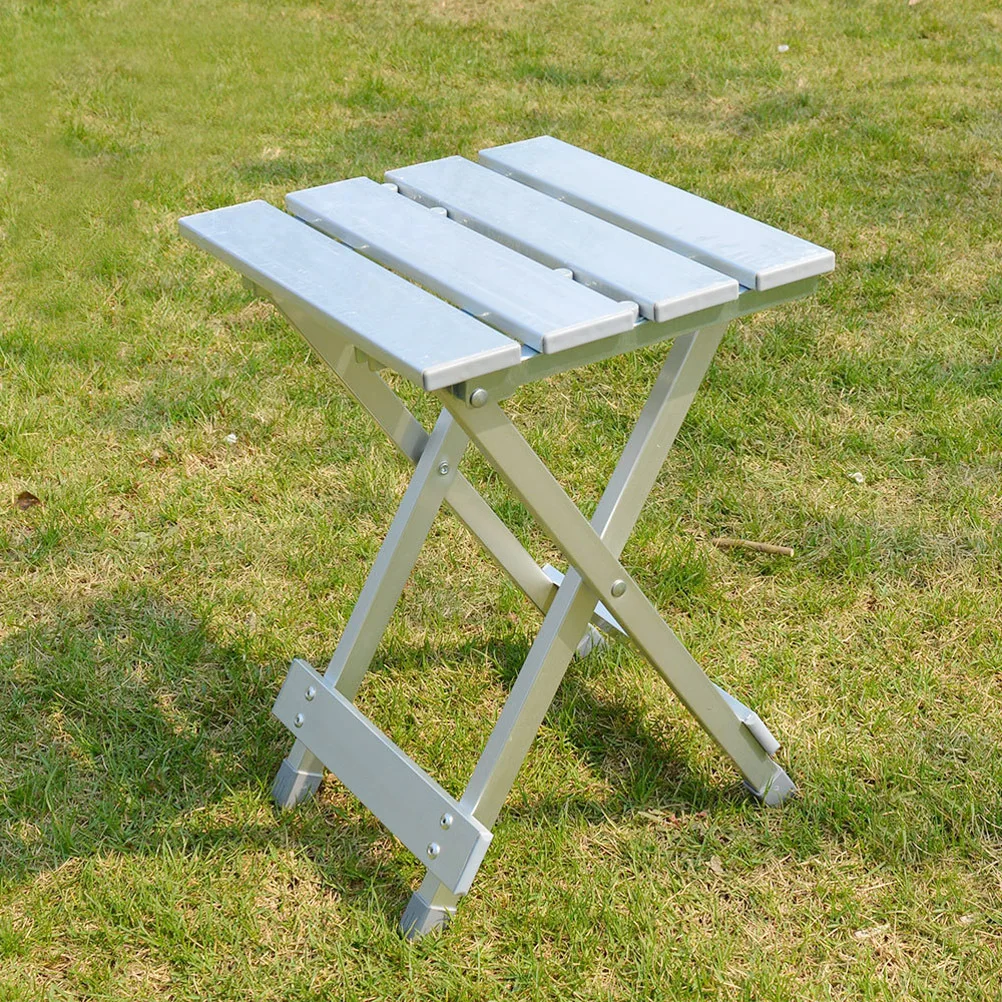 

Aluminum Alloy Folding Chair 28x26x39cm Lightweight Portable for Outdoor Camping Hiking Fishing Picnic Foldable Chair