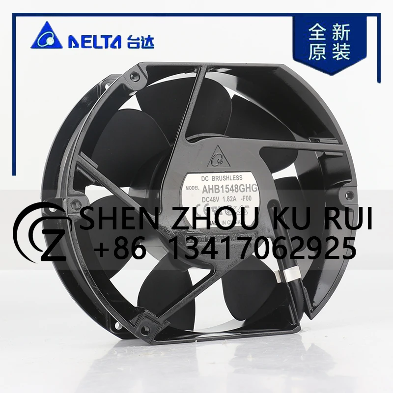 

New Delta 5V 12V 24V DC48V 1.82A AC EC 172X150X51MM 17251 17CM three-wire inverter ball bearing Low noise AHB1548GHG cooling fan