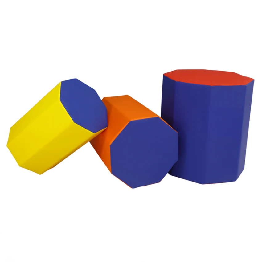 

Customizable PVC & Leather Octagon Foam Tumbling Fitness Equipment for Children Gymnastic Gymnastics with Custom Logo Packed Bag