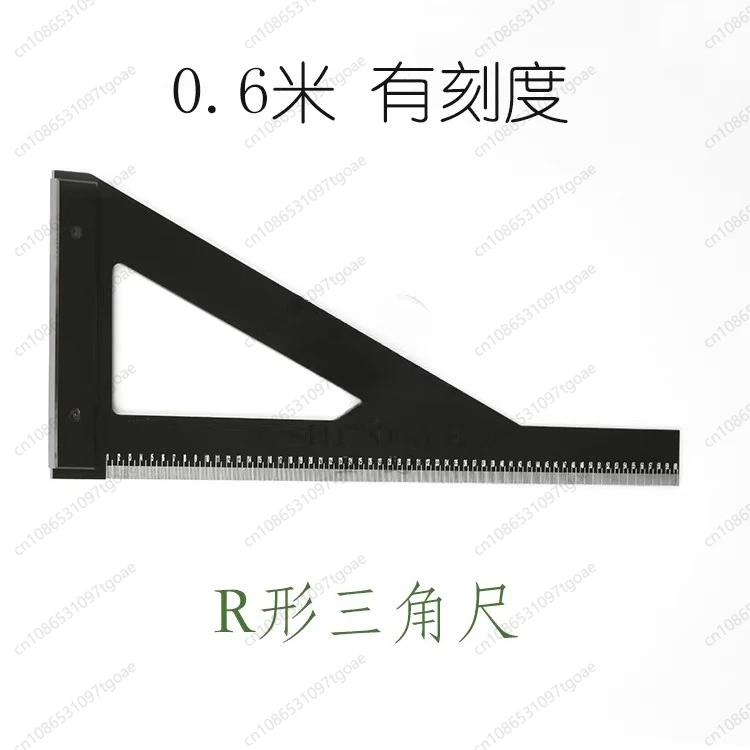 y R-Type Triangle Bakelite Ruler Glass Cutting Tool