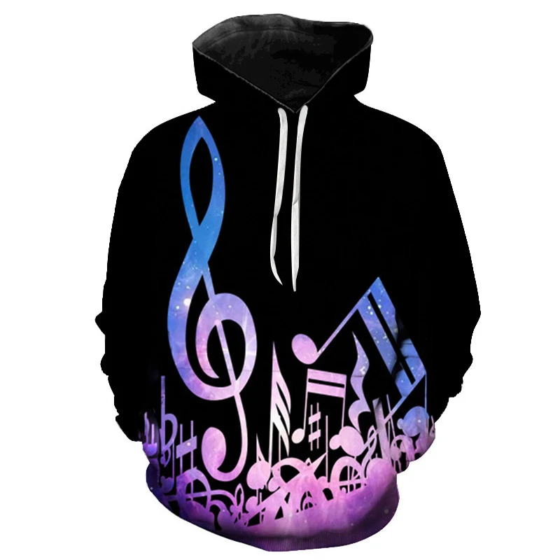 

Music Notes 3D Printed Hoodie Sweatshirts Men Wome Winter Music Casual Long Sleeve Pullover Hip Hop Funny Streetwear Hoodies