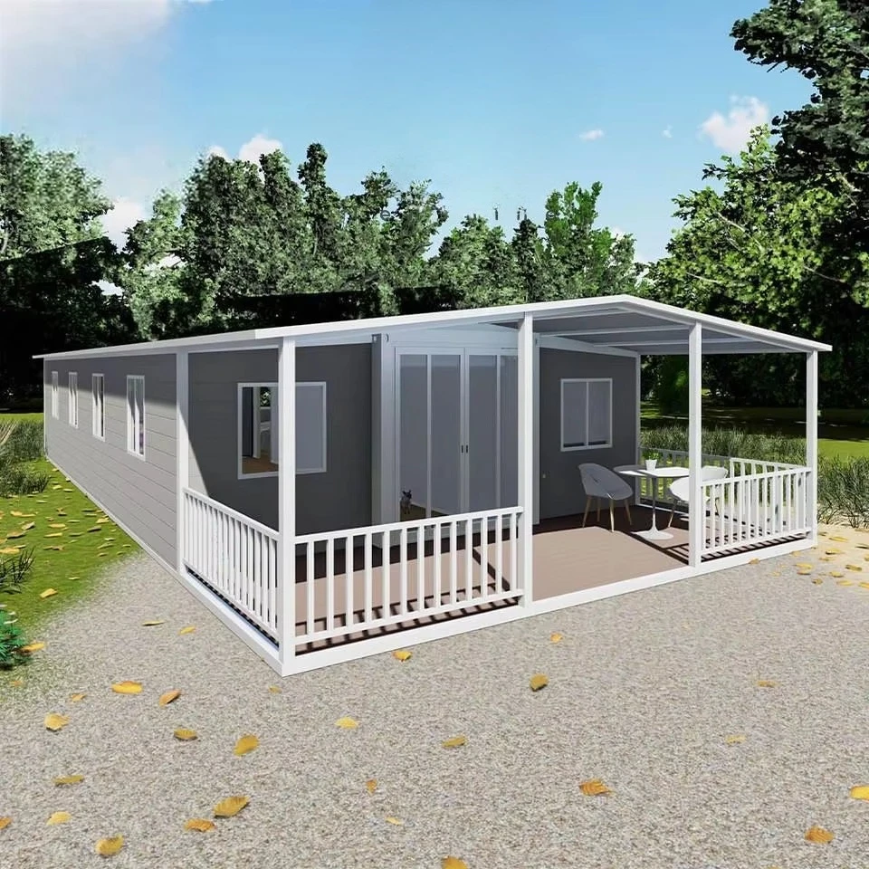 Casa وحدات فاخرة محمولة جاهزة للطي حاوية منزل 20ft 40ft قابلة للتوسيع 2-3 غرف نوم فيلا فندق متجر شقة