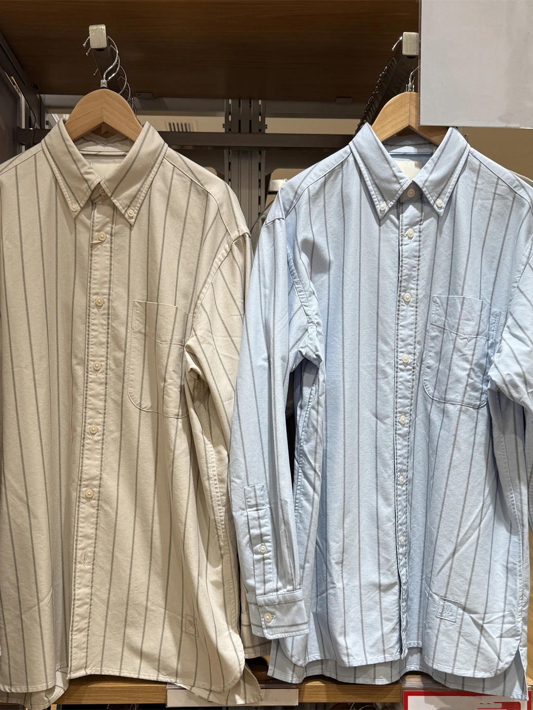 

Рубашка из ткани оксфорд с длинным рукавом в полоску, свободного кроя, повседневная, осенне-зимняя, новинка AL480802, модная, универсальная