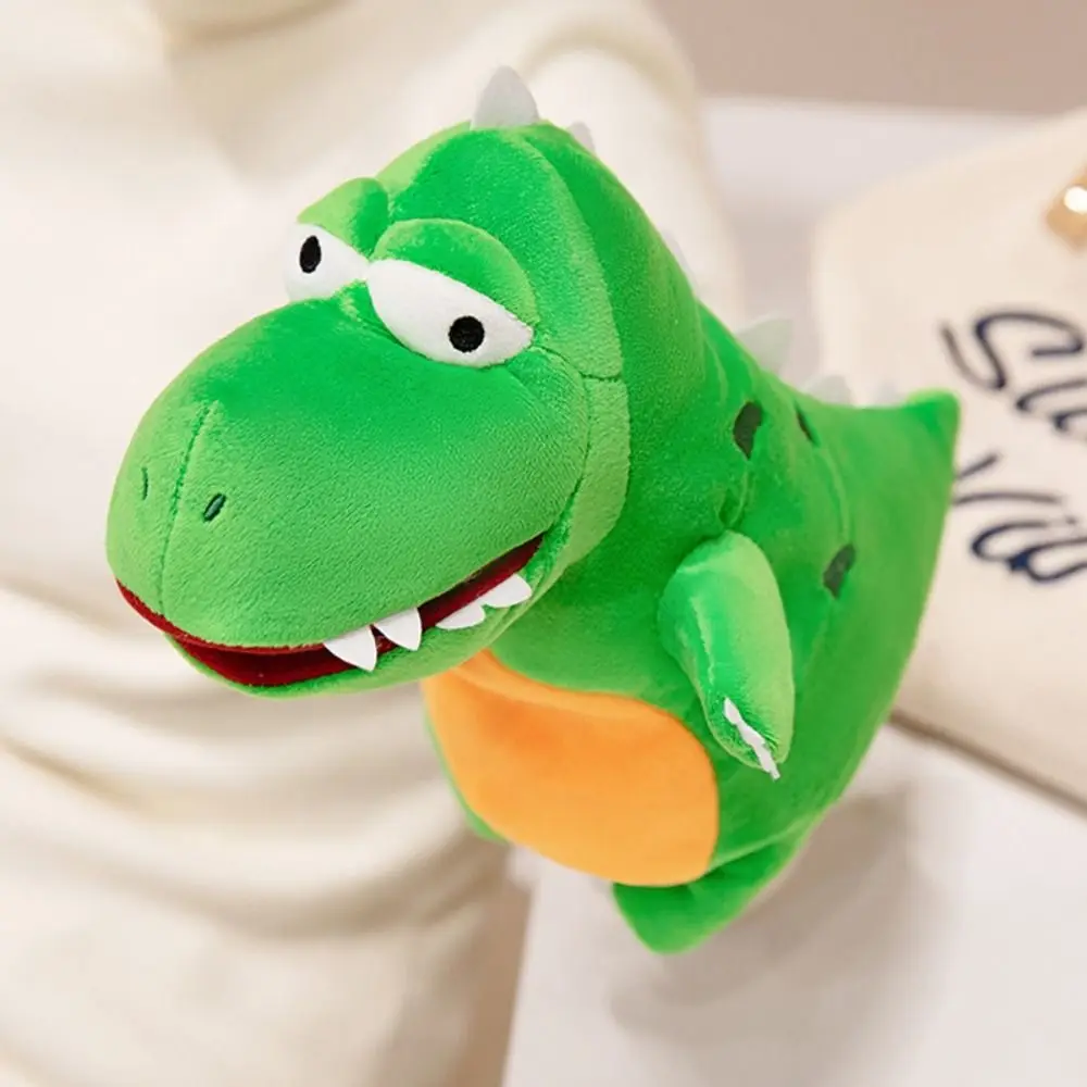 Ouder-kind interactieve dinosaurus pluche handpop grote mond vroege onderwijs dinosaurus cosplay pluche pop simulatie cartoon