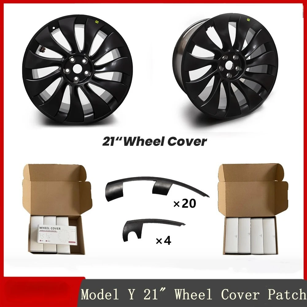 21 Inch Wheel Cover Rim Patch For Tesla Model Y 2021-2024 21