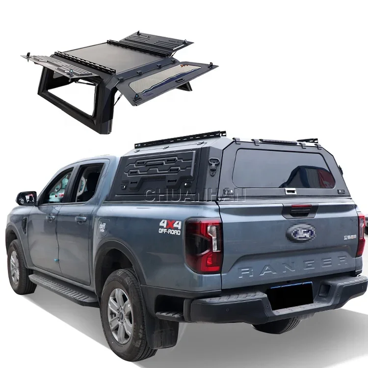 pickup canopy camper hardtop Truck Topper Bed Cap aluminium canopy for ford ranger gladiator canopy camper