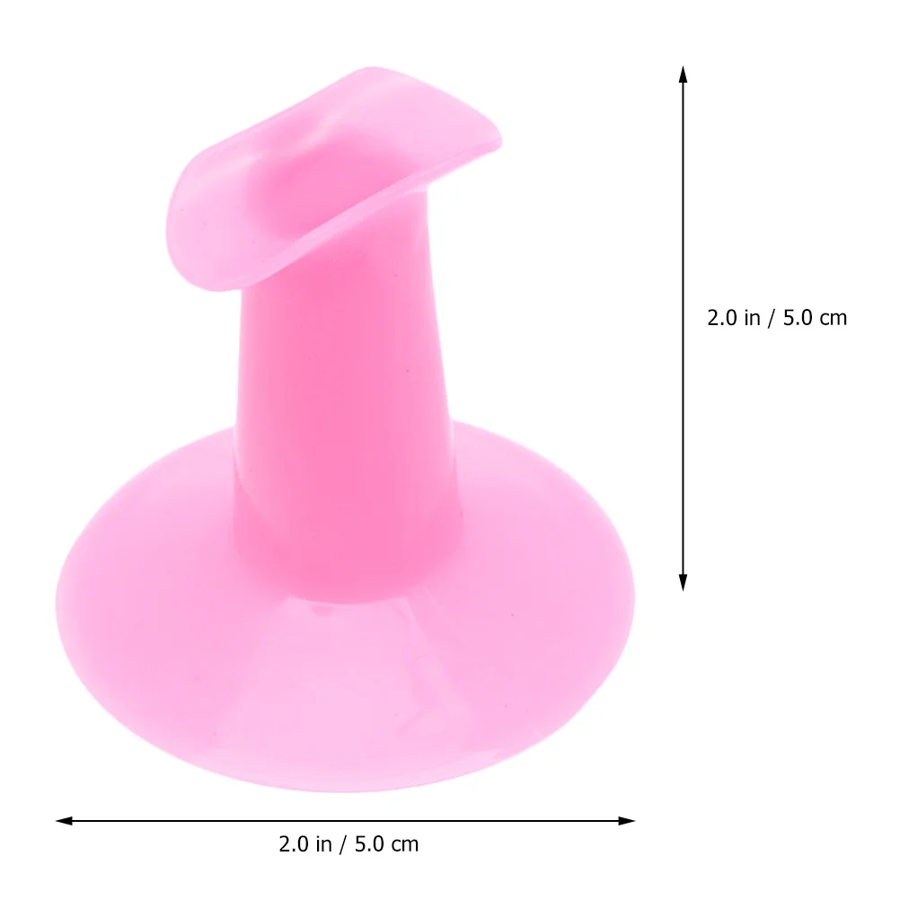 

10pcs Nail Art Stand Plastic Finger Rest Support For Steady Diy Manicure Design Tool Home Salon Use Finger Holder