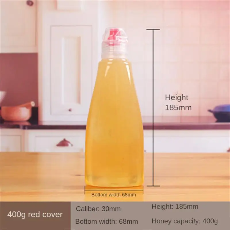 زجاجة عسل محكمة الغلق شفافة مانعة للتسرب ، زجاجة ضغط زيت محمولة ، أداة مطبخ صغيرة ، حفظ طازجة #2