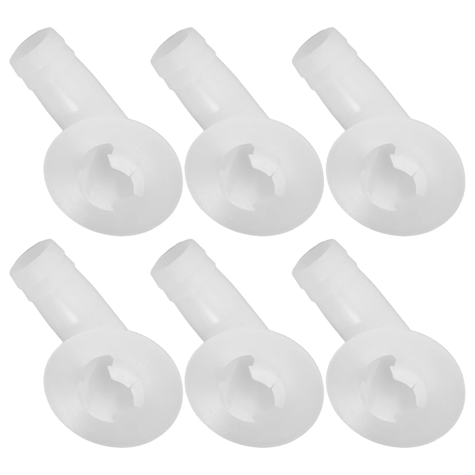 

6Pcs Ac Drain Connector Elbow 18Mm Weatherproof Air Conditioning Pipe Fitting for Split Unit Drainage System Quick Connect Barb