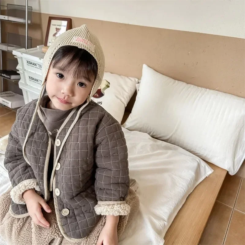 Childrens Clothing Autumn and Winter New Childrens Winter Clothing Korean Style Cotton Jacket Girls Winter Jacket Cotton Jacket