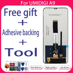 For UMIDIGI A9+ LCD Display + Touch Screen+Free adhesive backing+Tool