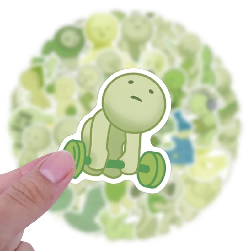 55pcs الكرتون لطيف Smiski شخصية الإبداعية خربش ملصقات الزخرفية