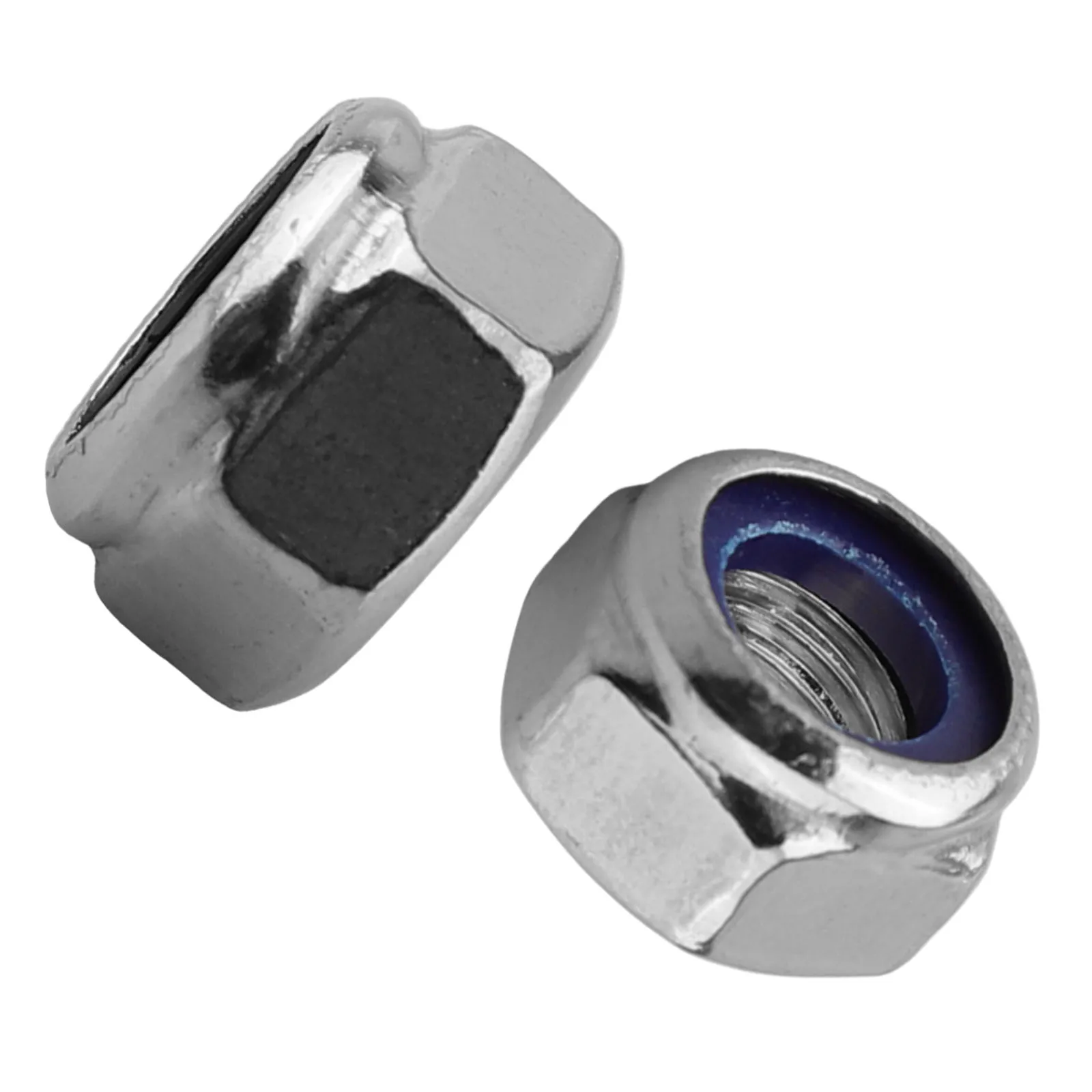 

200pcs Stainless Steel Self-Locking Nuts Assortment Threaded Inserts Hex Nut Set For Folding Beds Wardrobes Miners Engines