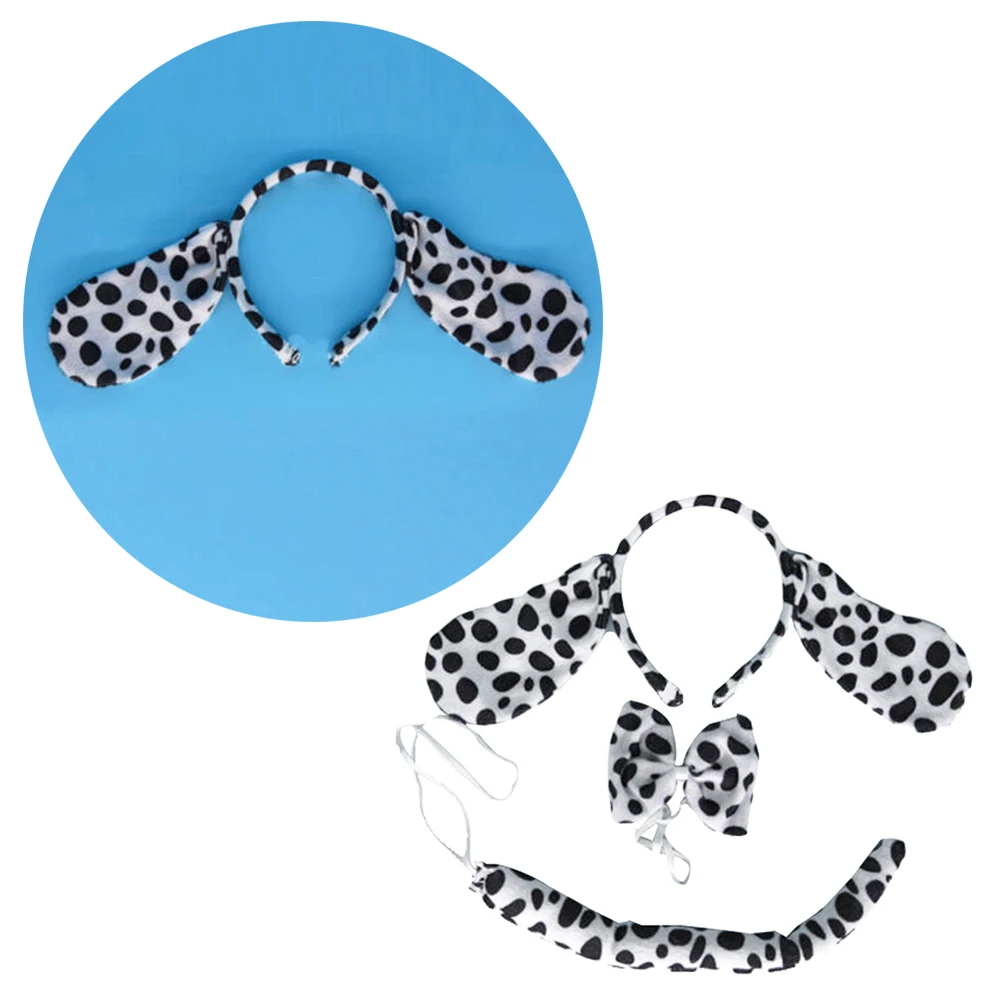 

2 Pcs Headband Set Dog Costume Costumes for Small Dogs Tails Three Piece Suit Accessories Child