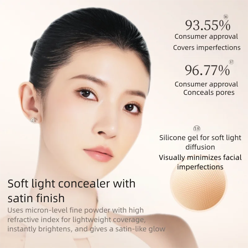 ZFC Caterpillar Fungus Luxe Make up Foundation Classic 101 Ivory/102.5 Natural 15g (0.53 oz)