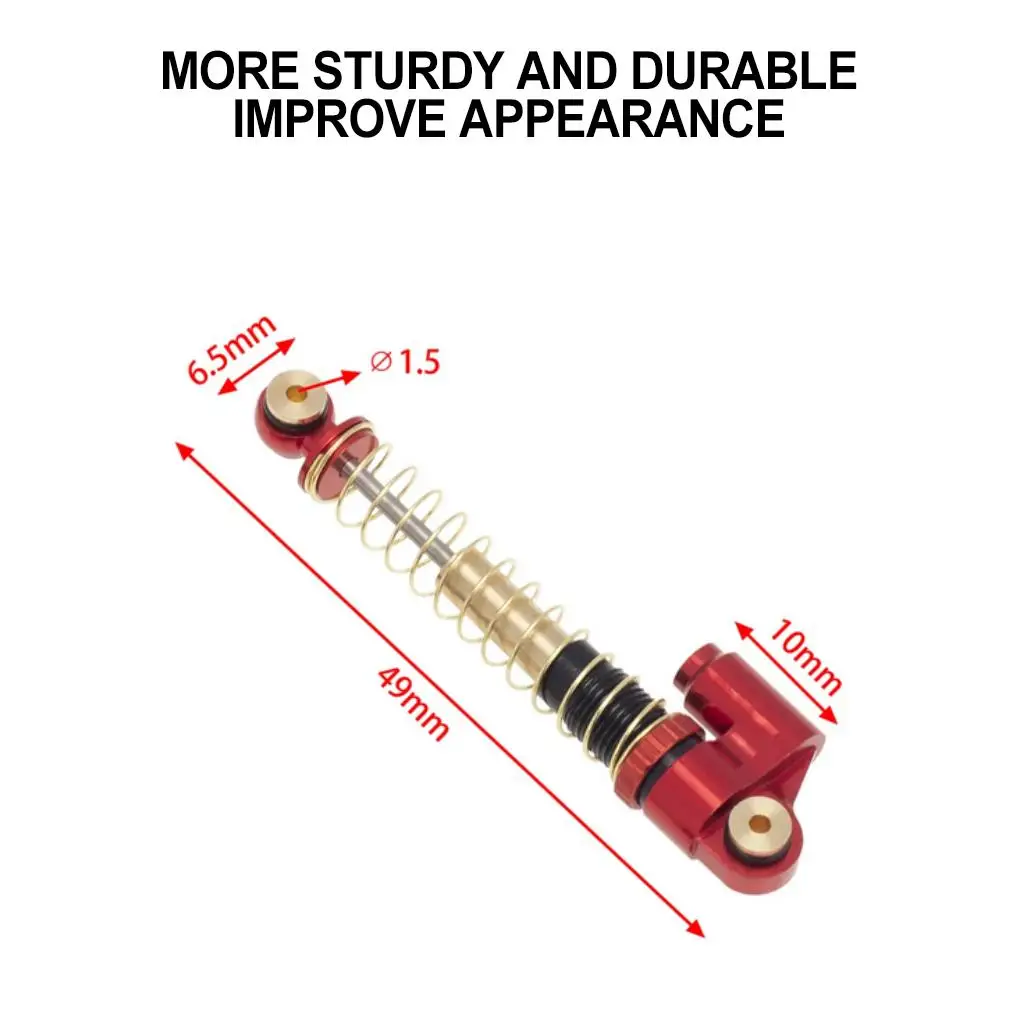 سبائك الألومنيوم السلس الجبهة مانع الصدمات الخلفي ل 1/10 1/24 LOSI محوري TRX4 SCX24 RR10 90048 RC جزء السيارة RC اكسسوارات السيارات #6