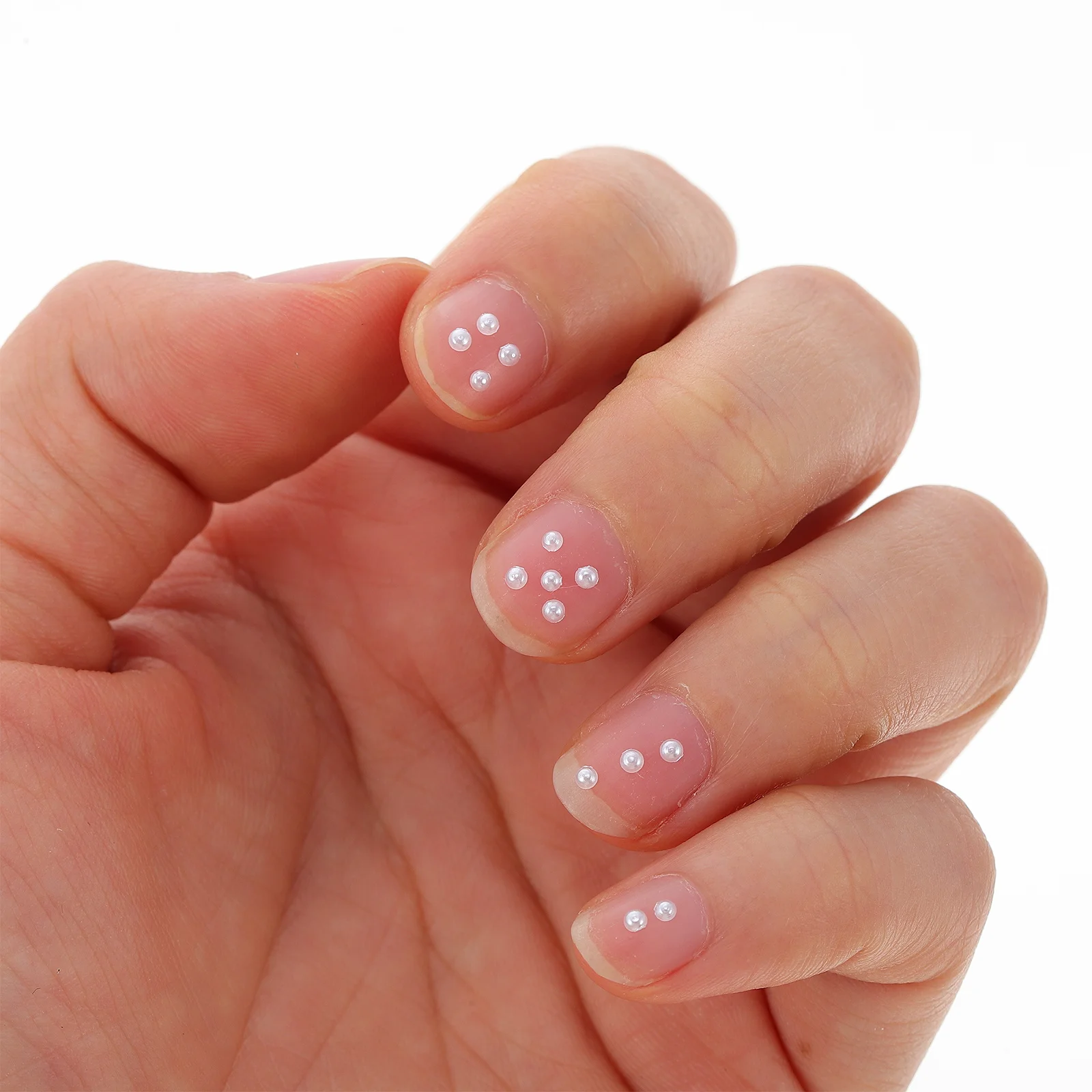 10000Pcs Nail Art Plastic Charms Elegant Pearl Nail Ornaments Fine Craftsmanship DIY Manicure Supply for Women Girls