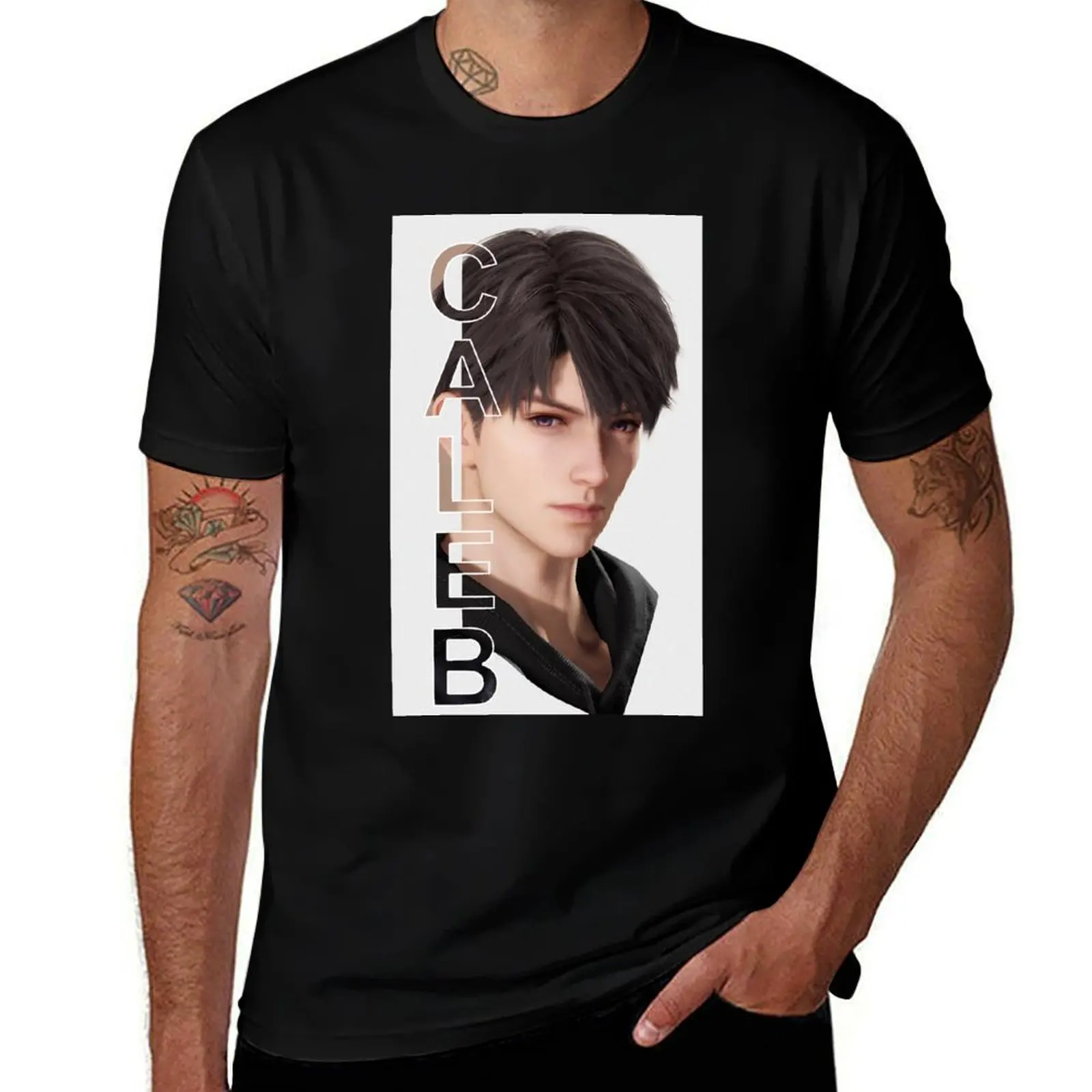 

Caleb Love and Deepspace Design T-Shirt Funny t-shirts Clothing outfits for men