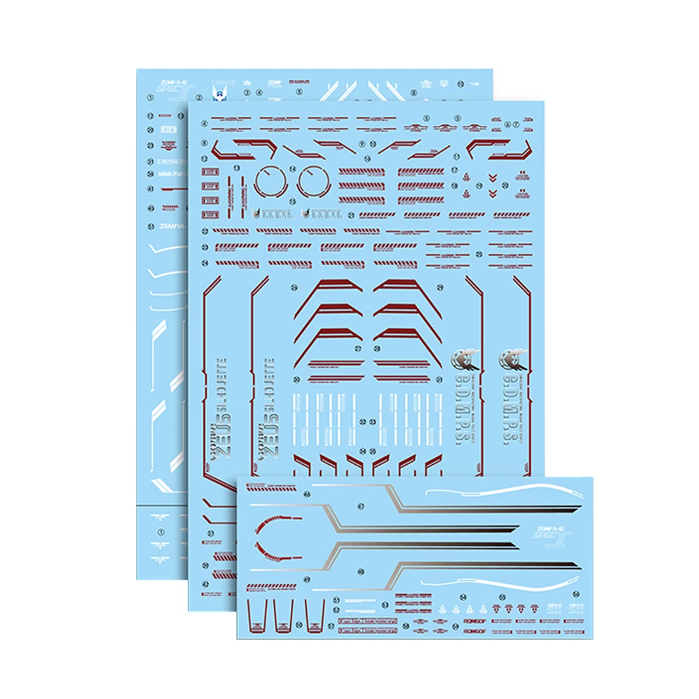 

AMAX наклейка HG 1/144 Destiny Spec2 Zeus силуэт флуоресцентная водная наклейка