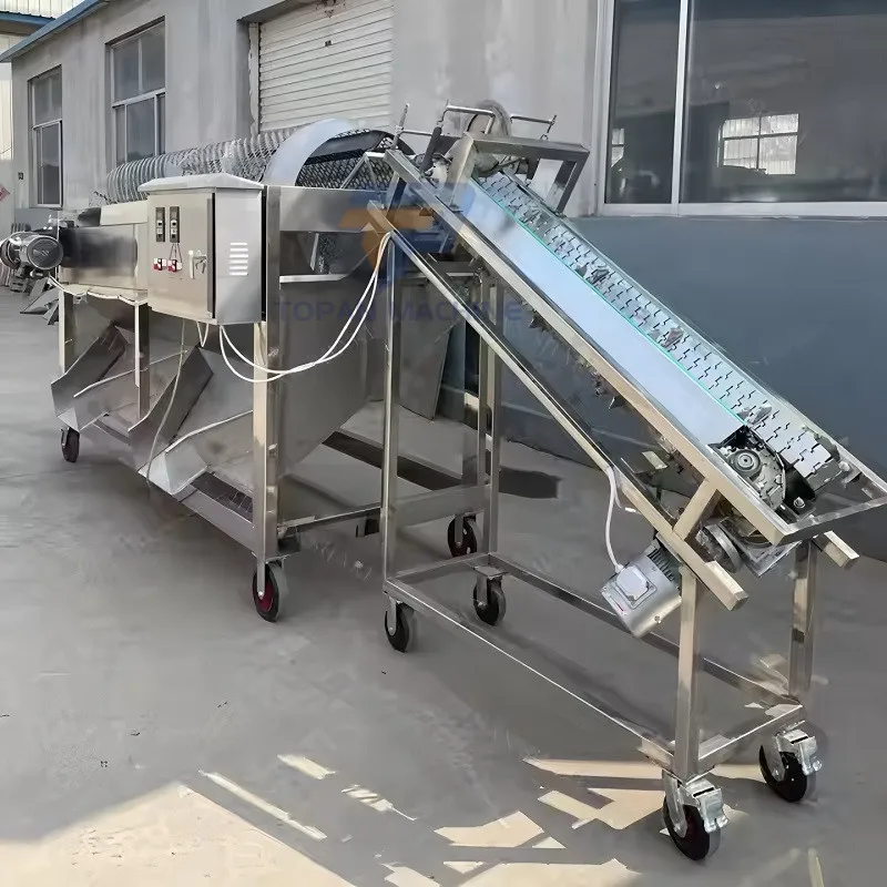 Breaking Machine/fresh Cocoa Pod Cracker Cutting Processing Equipment/cocoa Shell and Bean Separator Machine HJ-QF300