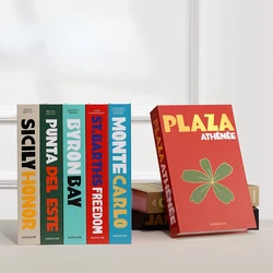 2024 New Travel Series Fake Book Decoration Coffee Table Decoration Living Room Fashion Prop Books Home Decoration Model Room
