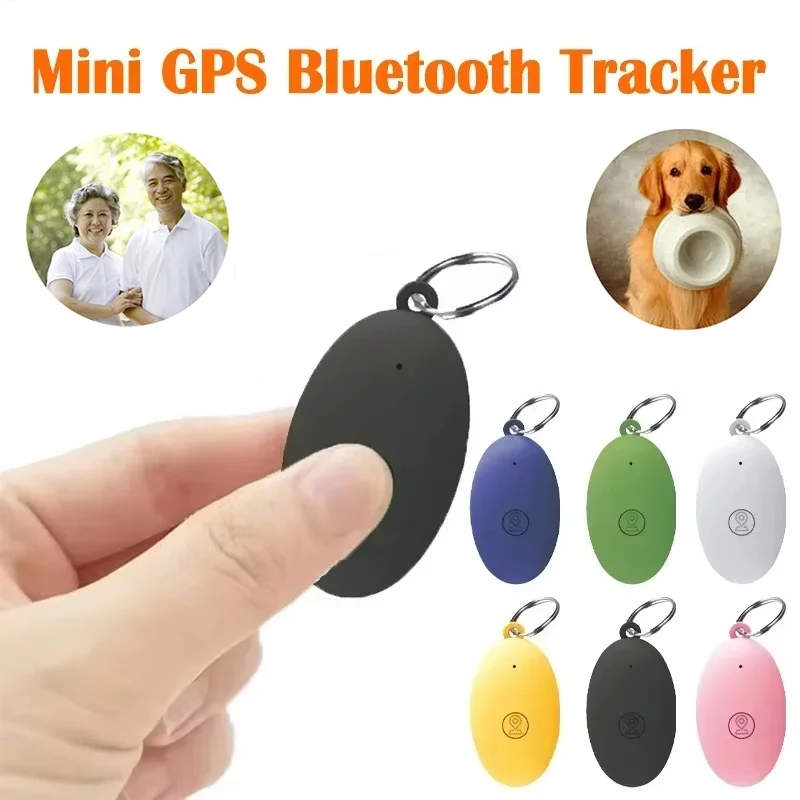 Mini GPS Tracker Anti-Lost Device For Wallet Keychain Item Finder Wireless Locator Alarm Tag For Outdoor Pet Safety Accessories
