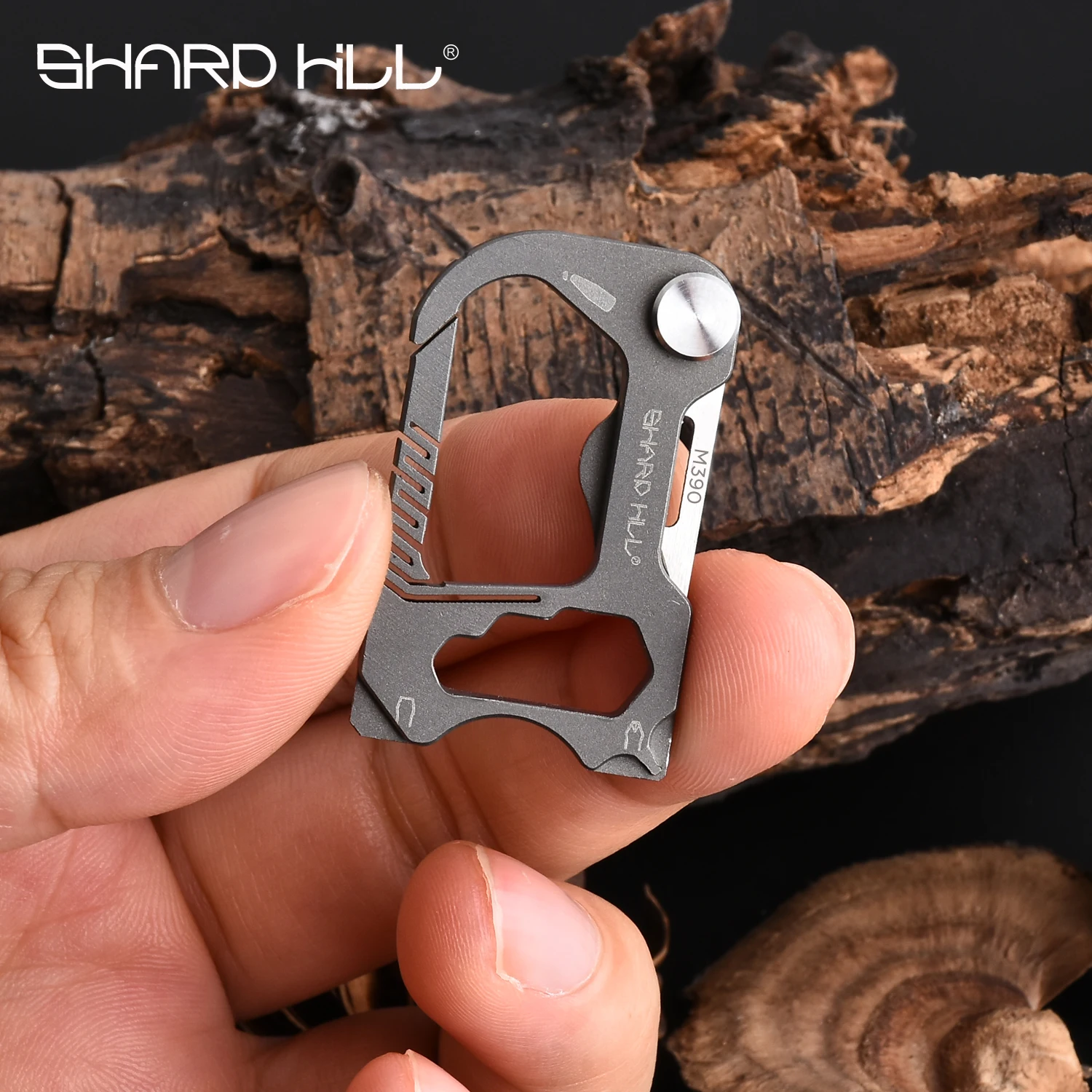 Titanium Multi-function Keychain EDC Mini Portable Keychain Outdoor Knife screwdriver Multi-tool camping Survival hiking