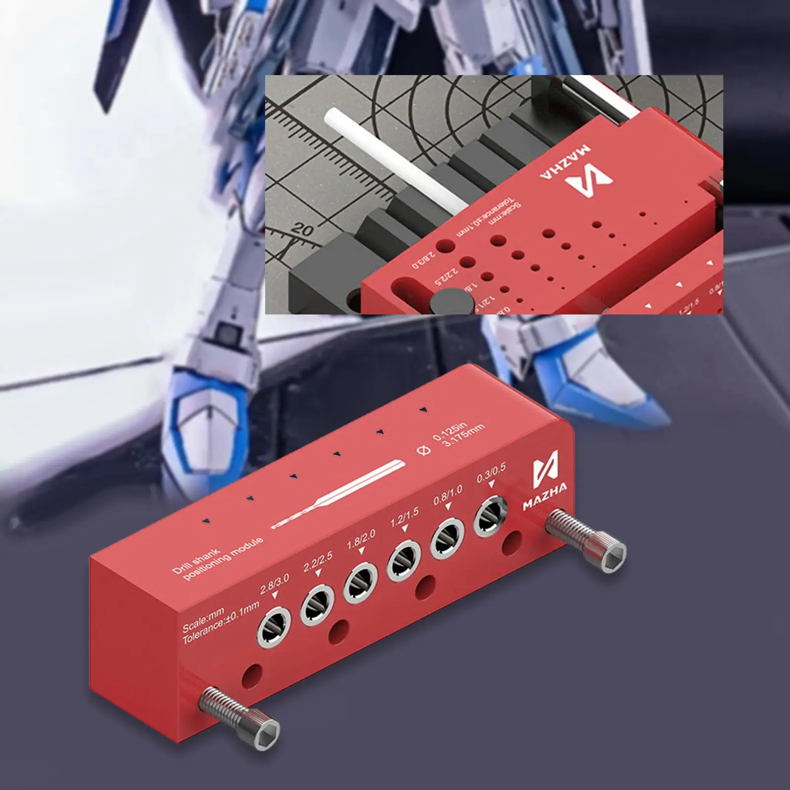 

Модуль позиционирования хвостовика сверла, практичный позиционер перфоратора, локатор для сверления отверстий, профессиональный позиционер скважин, часть локатора