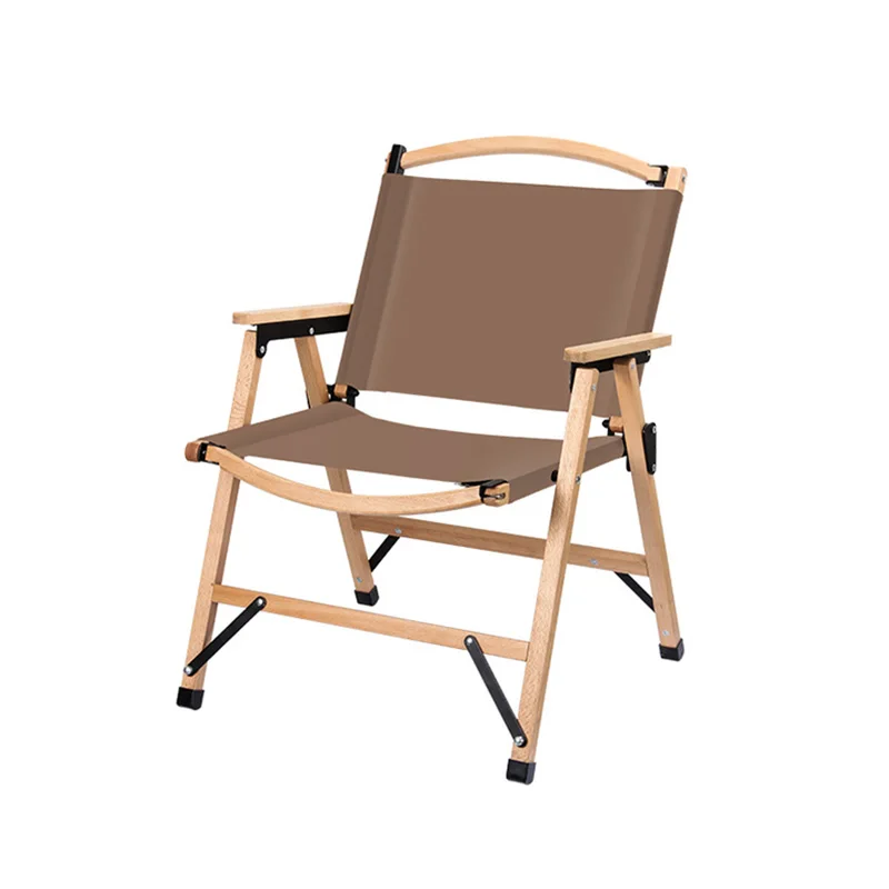 

Custom Outdoor Wood Folding Chair Wholesale Outdoor Beach Camping Chair for Fishing