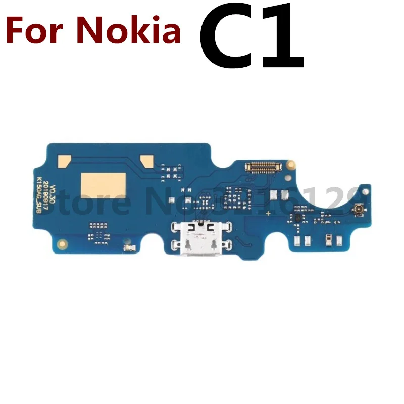 New USB Charge Charging Port Dock Connector Mic Board Flex Cable For Nokia 7 Plus 7.1 7.2 8 8.1 6.2 X5 X6 X7 C1 C2 C20 C30 G20