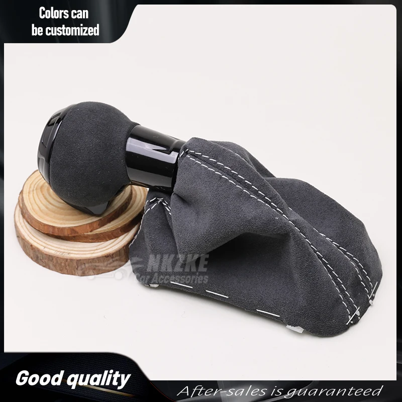 Shift Gear Knob Suitable For Vw Golf 7, 7.5,GTI, Mk7 Automatic Shift Lever, Made Of Alcantara, Car Accessories,New R LOGO