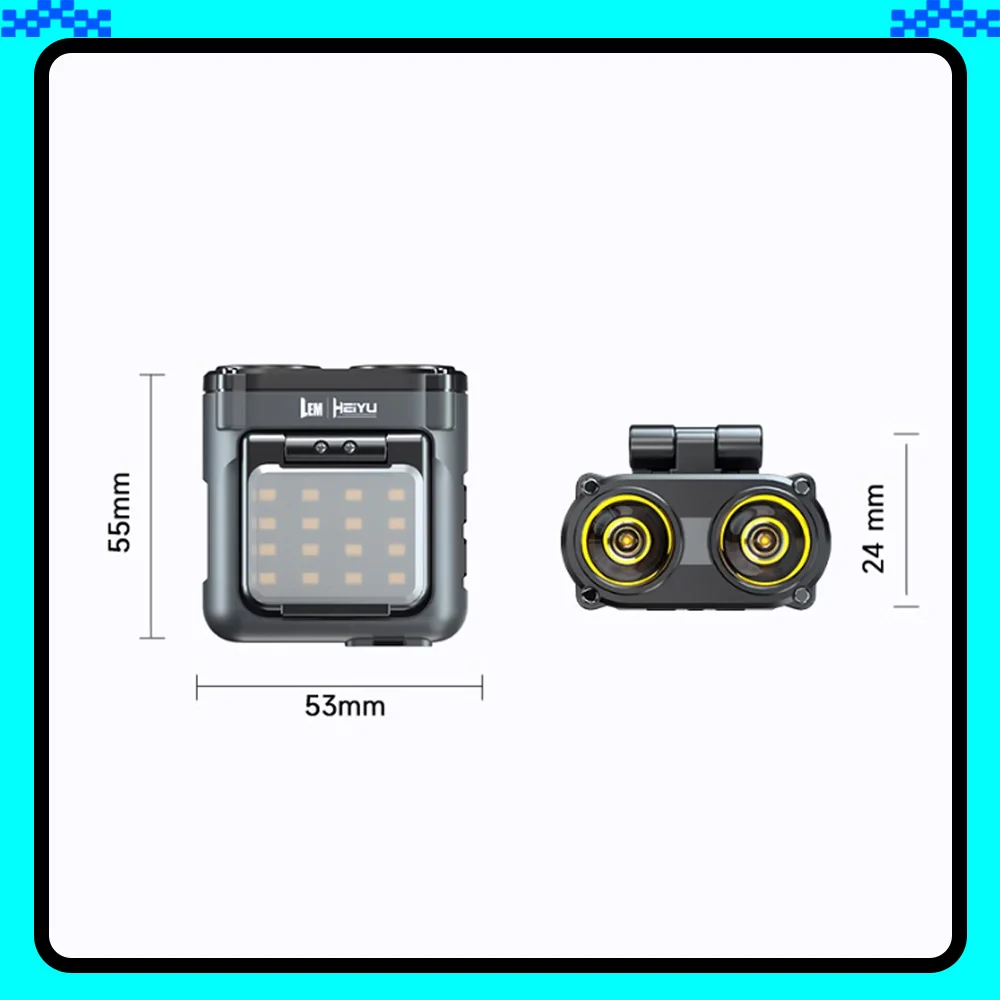 LEM Owl Pro Powerful LED/COB Headlamp Outdoor Climbing Head Lamp Flashlight 1500mAh 900LM Rechargeable Fishing Head Torch