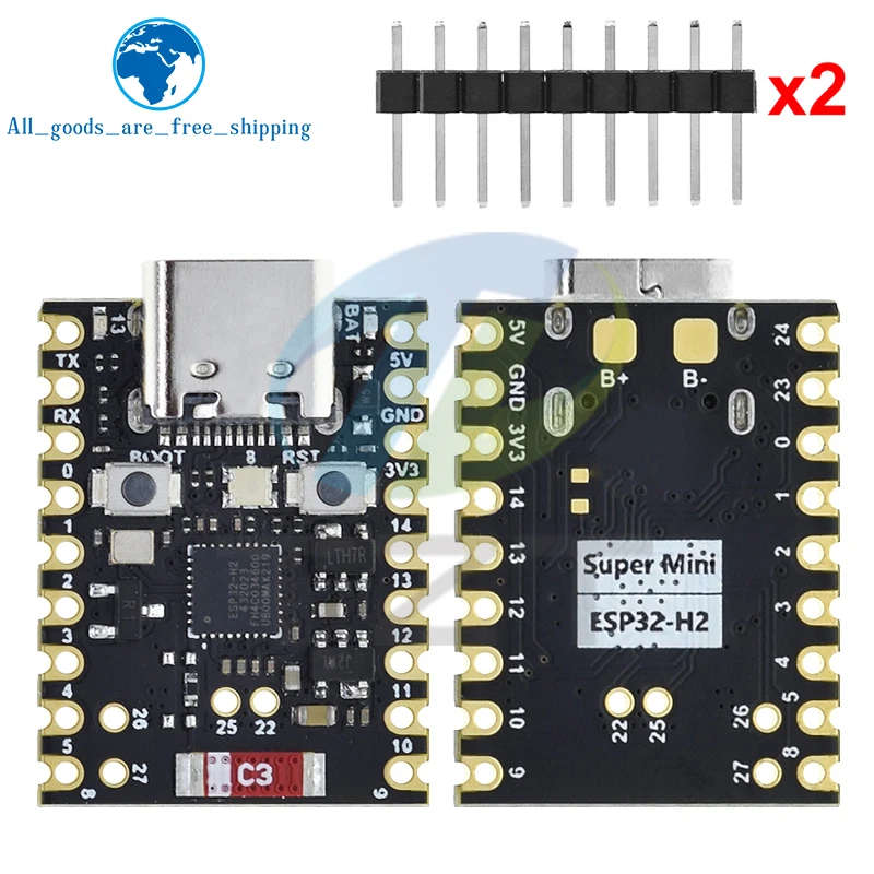 Imagem -02 - Microcontrolador Programação e Aprendizagem Controlador Core Board Supermini Esp32-h2 Development