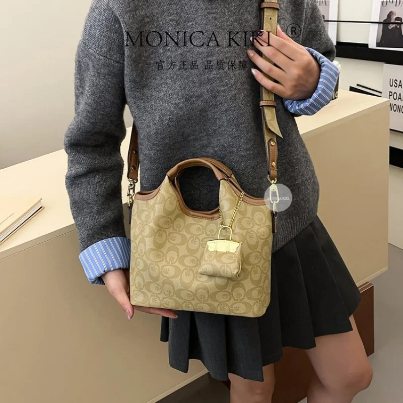 

Высококачественная женская сумка через плечо из кожи премиум-класса с модным винтажным повседневным элегантным винтажным парижским эффектом ​